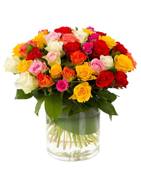 Invia Un Mazzo Rose Rosa Gialle Rosse Arancioni Bianche Consegna Con Un Click Fiori On Line